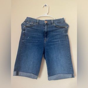 Bermuda short high waist and denim jean